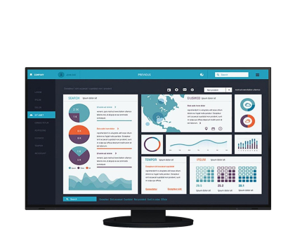 Monitor LED 27" (26,5"-28,4") EIZO FlexScan EV2781-BK